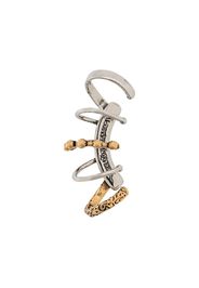 Alexander McQueen Verzierter Ear Cuff - Silber