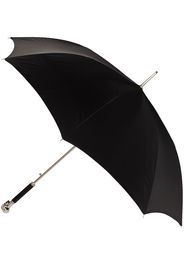 Alexander McQueen Regenschirm mit Totenkopfgriff - Schwarz