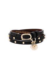 Alexander McQueen Armband aus Leder - Braun