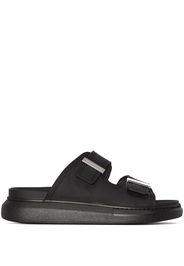 Alexander McQueen Hybrid Flatform-Sandalen - Schwarz