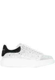 Alexander McQueen Oversized Sneakers mit Kristallen - Weiß