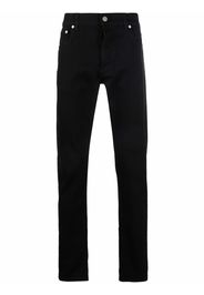 Alexander McQueen Slim-Fit-Jeans mit Logo - Schwarz