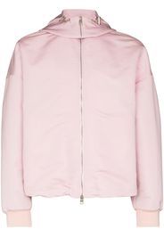 Alexander McQueen AMQ BK PRNT OSIZED JKT WB PNK - Rosa