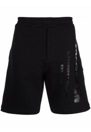 Alexander McQueen logo-print track shorts - Schwarz