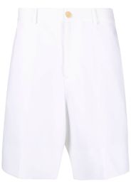 Alexander McQueen high-waisted straight-leg shorts - Weiß