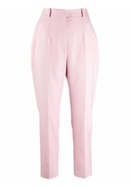 Alexander McQueen cropped tailored trousers - Rosa