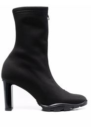 Alexander McQueen zipped-up ankle boots - Schwarz