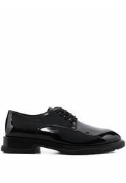 Alexander McQueen lace-up leather Derby shoes - Schwarz