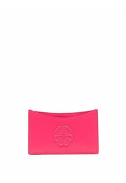 Alexander McQueen embossed leather cardholder - Rosa