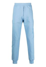 Alexander McQueen Jogginghose mit Logo-Print - Blau