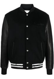 Alexander McQueen Bomberjacke mit Logo-Stickerei - Schwarz