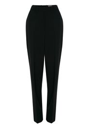 Alexander McQueen Schmale Hose mit hohem Bund - Schwarz