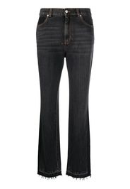 Alexander McQueen high-waist bootcut jeans - Schwarz