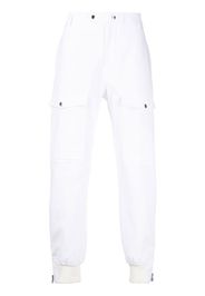 Alexander McQueen tapered cargo trousers - Weiß