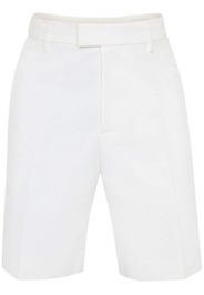 Alexander McQueen Knielange Shorts - Weiß