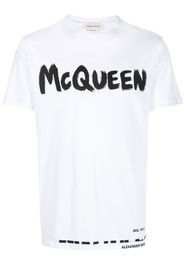 Alexander McQueen logo-print short-sleeved T-shirt - Weiß