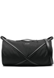 Alexander McQueen criss-cross strap detail holdall - Schwarz