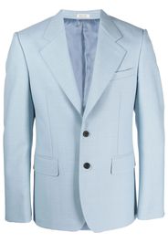 Alexander McQueen single-breasted tailored blazer - Blau