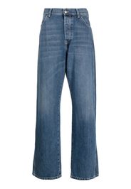 Alexander McQueen wide-leg panelled jeans - Blau