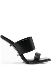 Alexander McQueen Shard 115mm wedge sandals - Schwarz