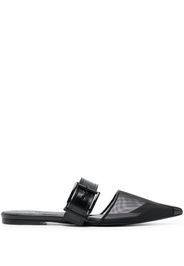 Alexander McQueen pointed-toe mules - Schwarz