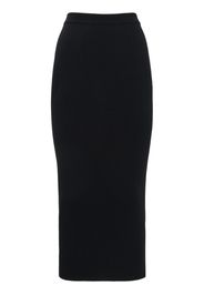 Alexander McQueen ribbed-knit pencil skirt - Schwarz