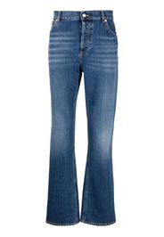 Alexander McQueen mid-rise bootcut jeans - Blau