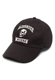 Alexander McQueen embroidered-motif baseball cap - Schwarz