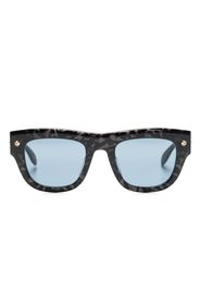 Alexander McQueen tinted tortoiseshell sunglasses - Schwarz