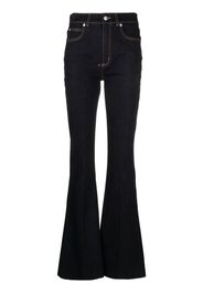 Alexander McQueen high-rise bootcut jeans - Blau