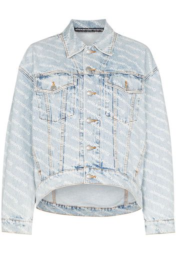 Alexander Wang 'Falling Back' Jeansjacke - Blau