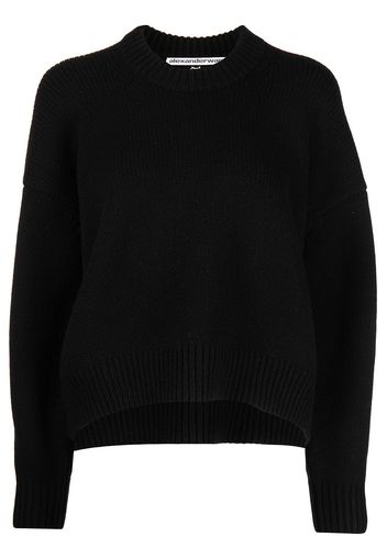 Alexander Wang Pullover mit drapierter Rückseite - Schwarz