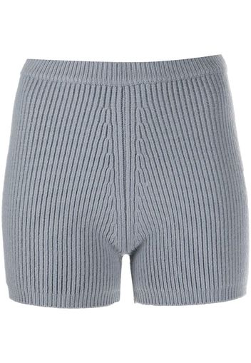 Alexander Wang Shorts aus geripptem Strick - Grau