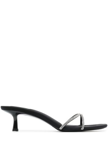 Alexander Wang Dahlia crystal-embellished 50mm sandals - Schwarz