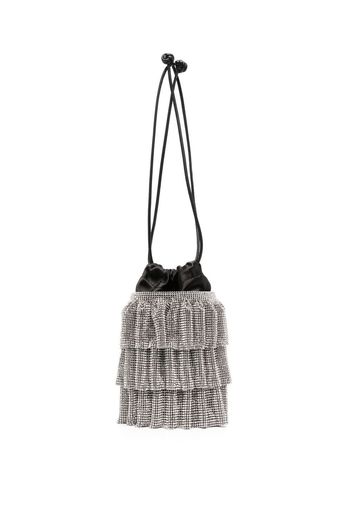 Alexander Wang crystal-mesh bucket bag - Schwarz