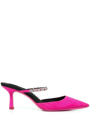 Alexander Wang Delphine 65mm embellished mules - Rosa