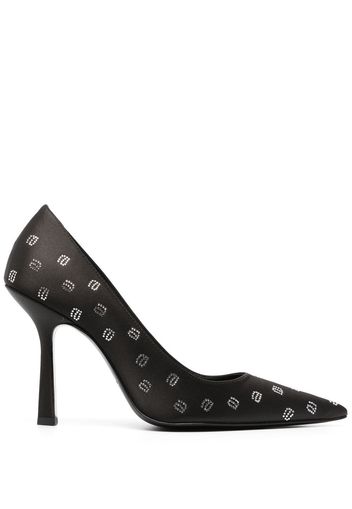 Alexander Wang monogram-embellished pumps - Schwarz