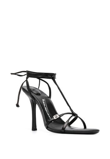 Alexander Wang Lucienne 105mm leather sandals - Schwarz