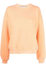 Alexander Wang chest logo-print sweatshirt - Orange