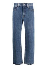 Alexander Wang mid-rise straight-leg jeans - Blau