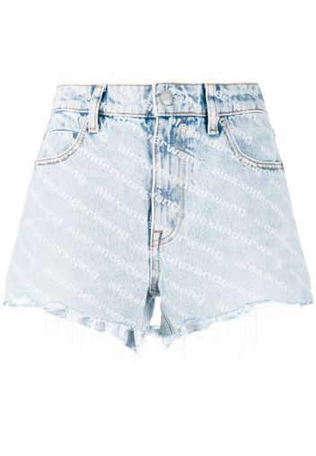 alexanderwang.t 'Bite' Jeans-Shorts - Blau