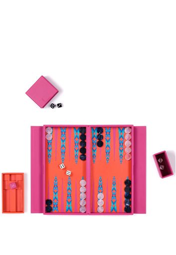 Alexandra Llewellyn Butterfly Backgammon-Set - PINK