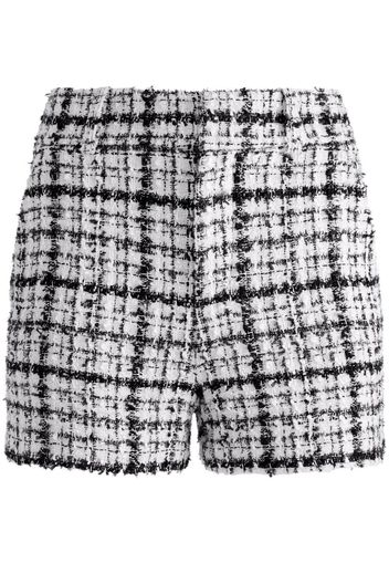 alice + olivia Paula Tweed-Shorts - Schwarz