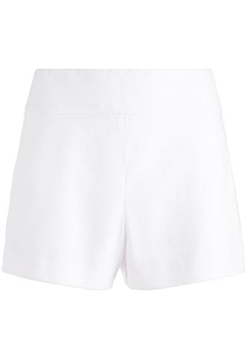 alice + olivia Donald high-waisted shorts - Weiß