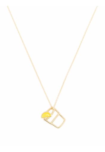 Aliita drink-charm necklace - Gold