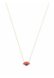 Aliita 9kt yellow gold fan charm necklace