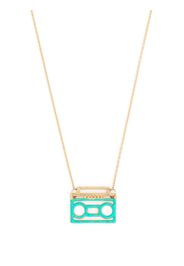 Aliita 9kt yellow gold Estereo pendant necklace