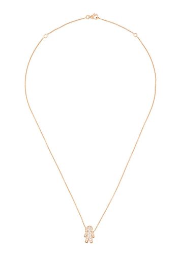 ALINKA 18kt 'Misha' Rotgoldhalskette mit Diamanten - Metallisch