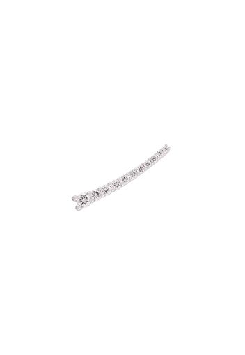 ALINKA 18kt 'Dasha Super Fine' Ear Cuff aus Weißgold mit Diamanten - Metallisch