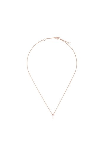 ALINKA 18kt 'ALINKA ID' Rotgoldhalskette mit Diamanten - Metallisch